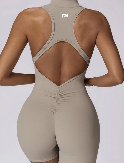 Evolve - V-Back Zipper Romper